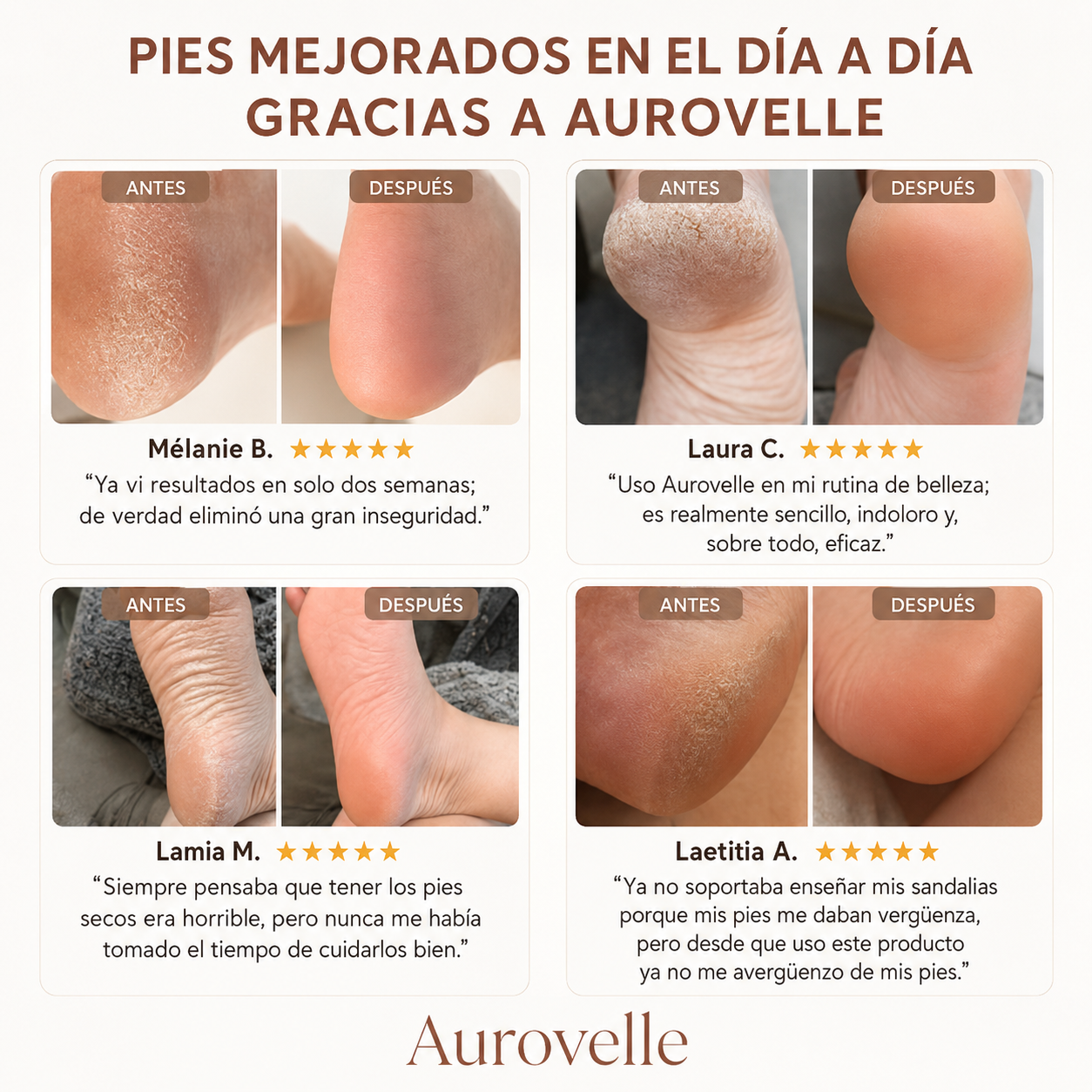 KIt de belleza para pies Aurovelle